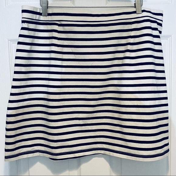 Tommy Hilfiger Navy and White Striped Mini Skirt - Picture 5 of 5